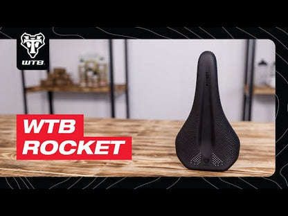 WTB ROCKET FUSION Medium 145mm -satula, ruostumaton teräs -kiskot