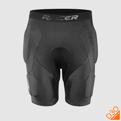 Beschermende onderbroek RACER PROFILE SHORT 2 D3O Zwart