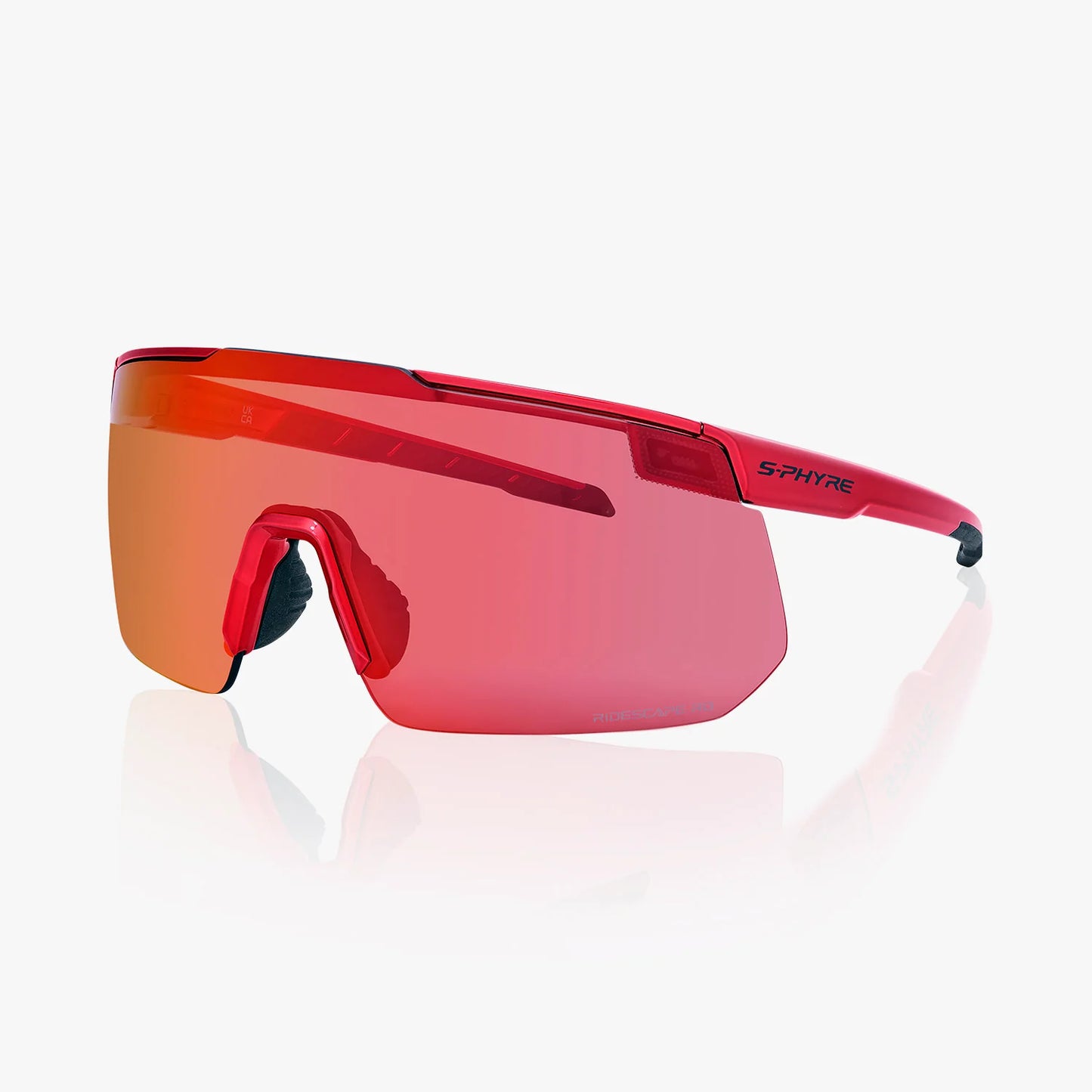SHIMANO S-PHYRE CE-SPHR2 Occhiali da strada Ridescape rosso metallizzato