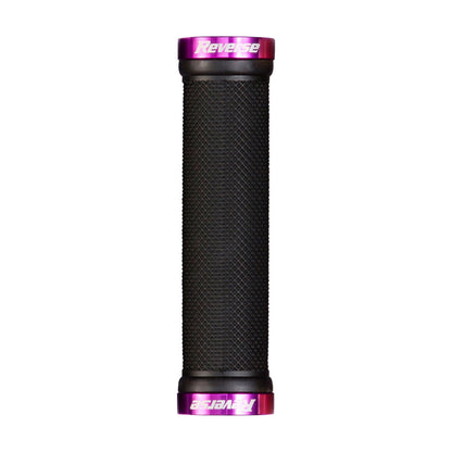 Chwyty REVERSE COMPONENTS CLASSIC Lock-On Czarny/Fioletowy