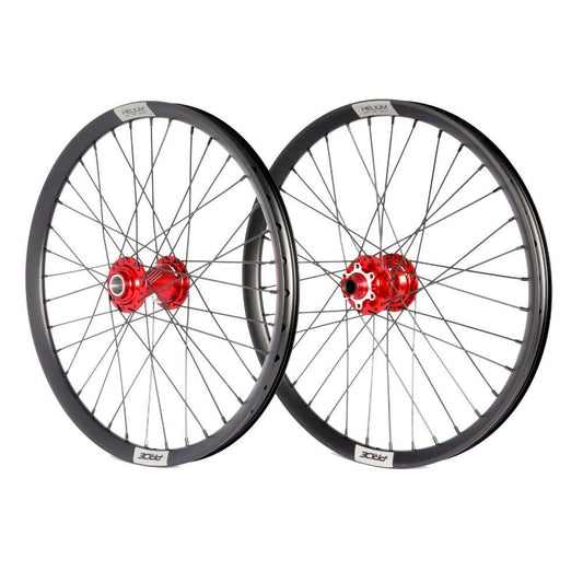 Paire de Roues PRIDE 20" (406mm) Control V2 Disc Helium M24 Axes 20/15mm Rouge