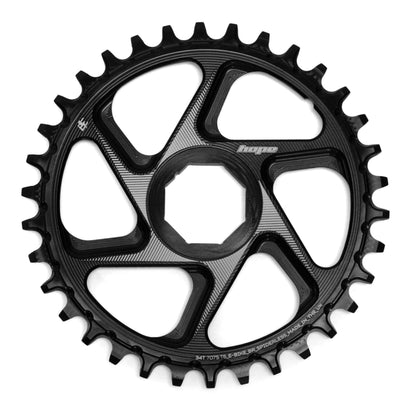 HOPE R22 9/10/11/12S Direct Mount E-Bike BROSE Single Chainring Black