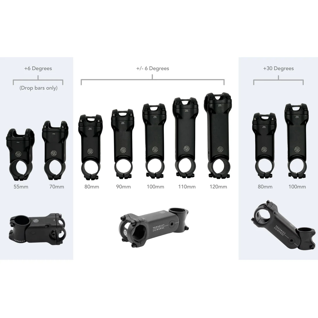 Manillar ajustable REDSHIFT SHOCKSTOP 1"1/8 +30°