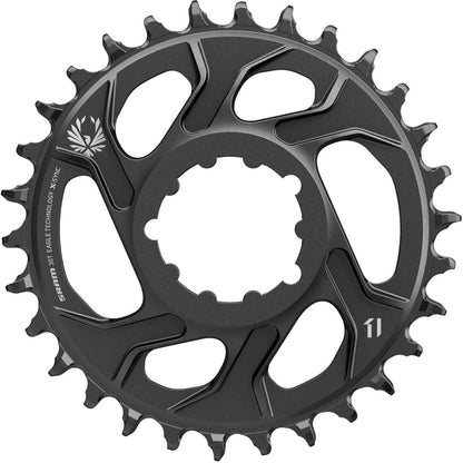 Mono tandhjul SRAM X-SYNC 2 EAGLE 12V Direct Mount Offset 4mm Sort