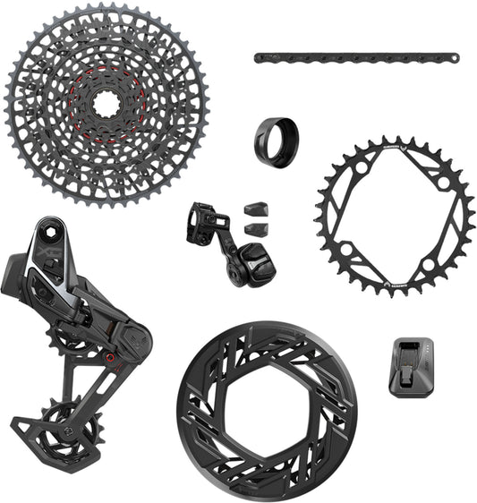 Grupo SRAM X0 EAGLE E-MTB 104BCD AXS T-TYPE 36 dentes 10/52 USB-C