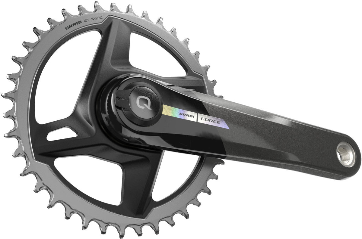 SRAM QUARQ FORCE AXS MY24 1x-kranksæt med wattmåler, 12 gear
