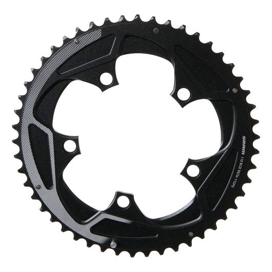Prato exterior SRAM Rival 22 X-Glide R de 50 dentes, furação de 110 mm, referência 11.6218.016.001