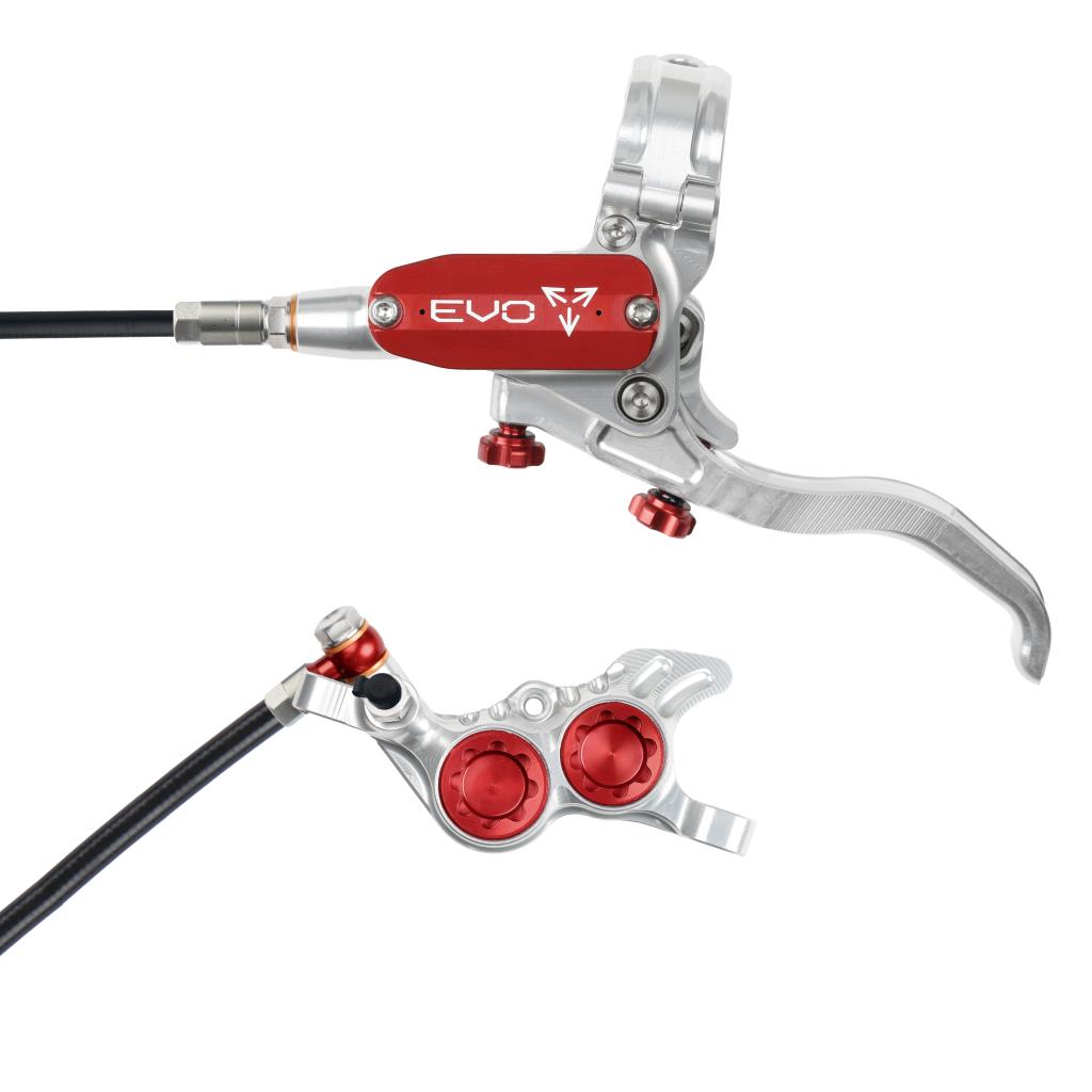 HOPE TECH 4 EVO GR4 Freno anteriore Argento/Rosso