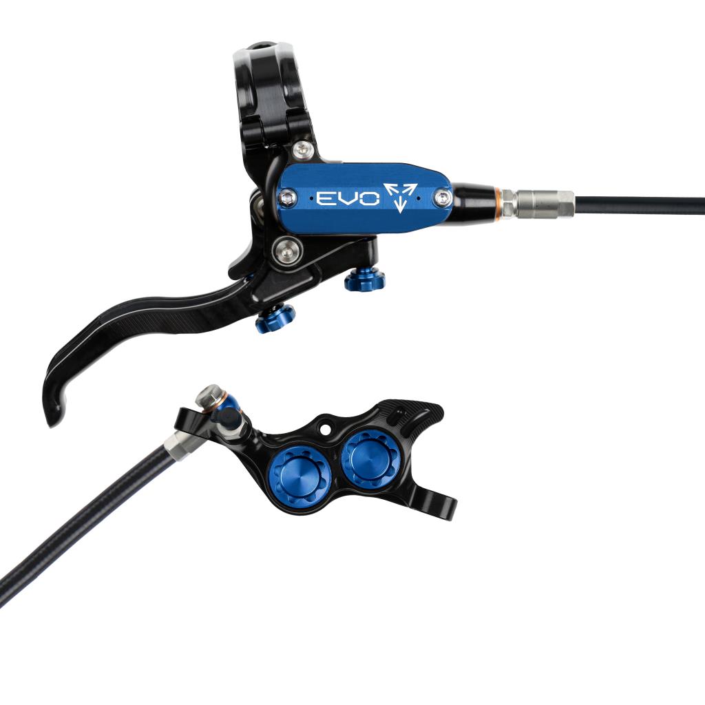 HOPE TECH 4 EVO TR4 Freno posteriore nero/blu