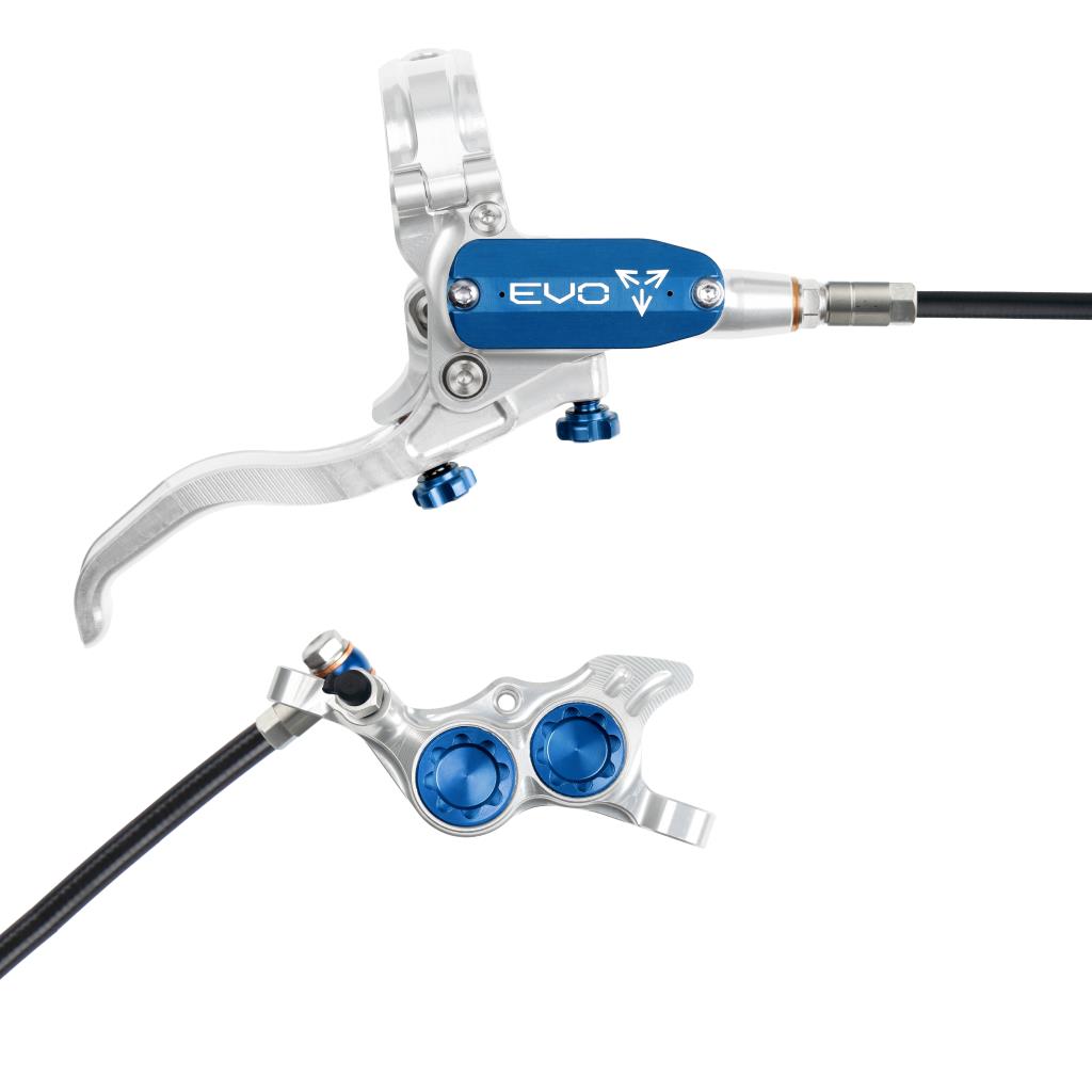 HOPE TECH 4 EVO TR4 Freno posteriore Argento/Blu