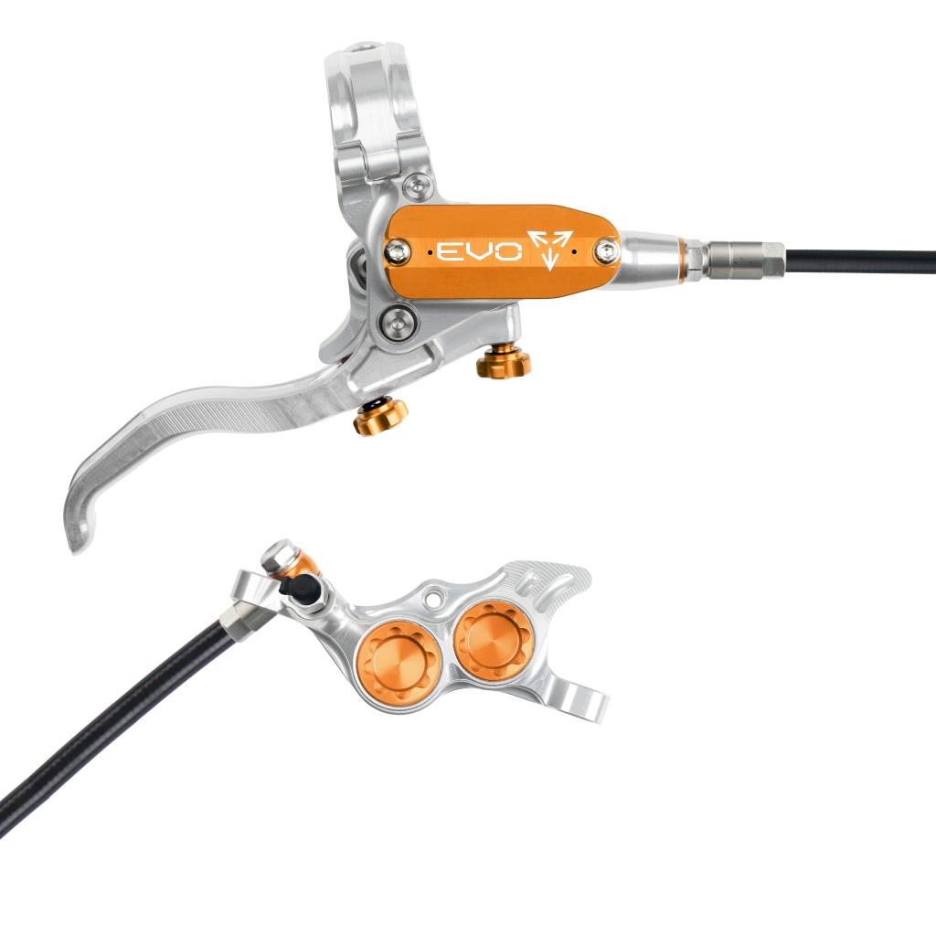 HOPE TECH 4 EVO TR4 Bakbroms Silver/Orange