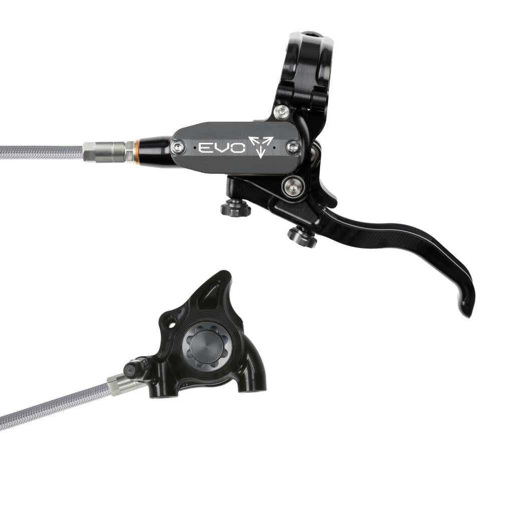 HOPE TECH 4 EVO X2 FM Aviation främre broms svart/rökt