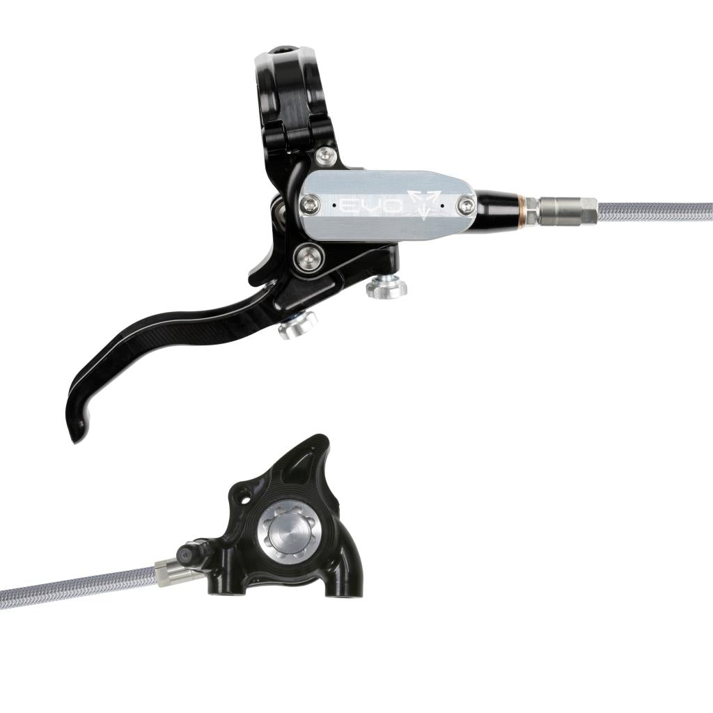 HOPE TECH 4 EVO X2 FM Aviation Bakbroms Svart/Silver