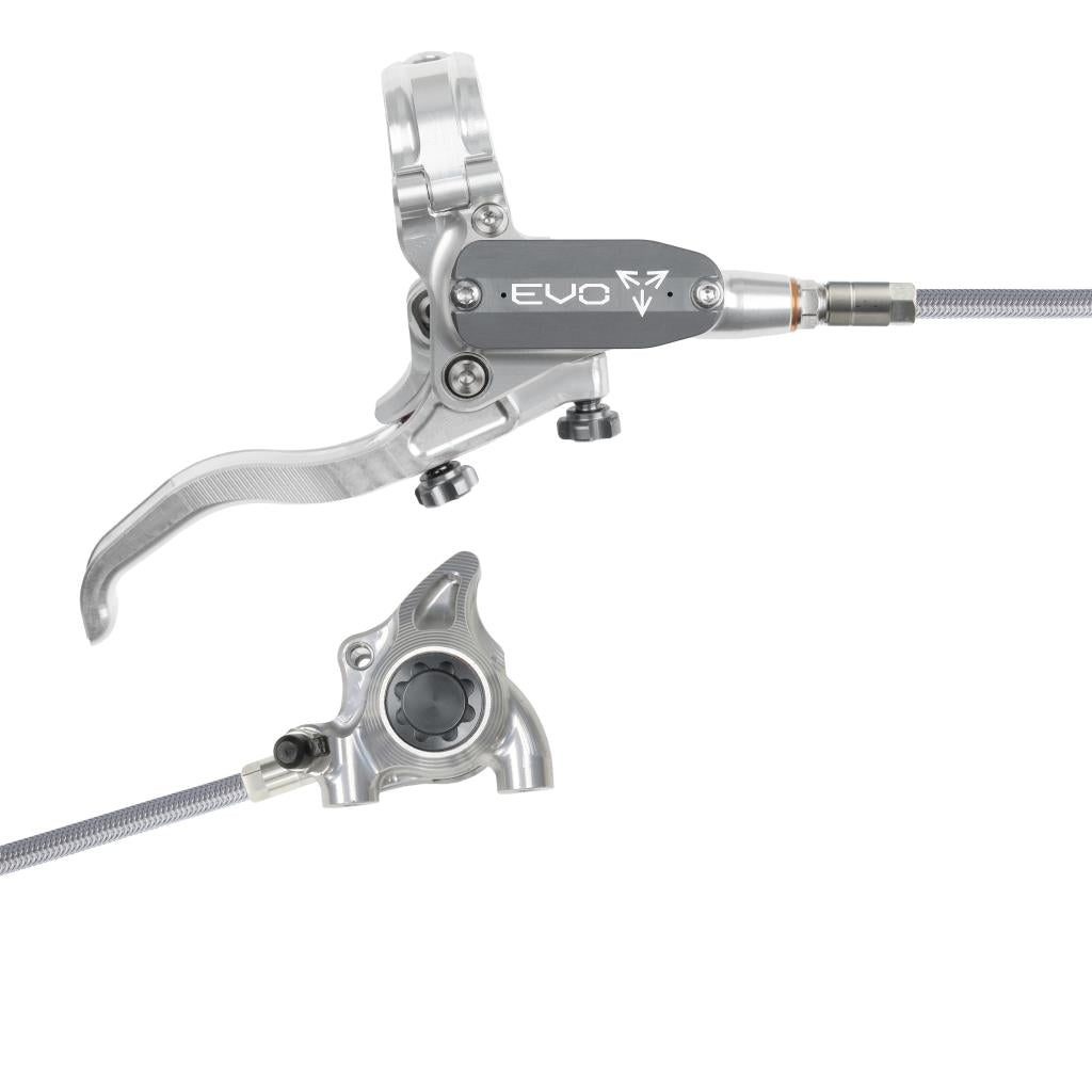 HOPE TECH 4 EVO X2 FM Aviation Bakbroms Silver/Rök