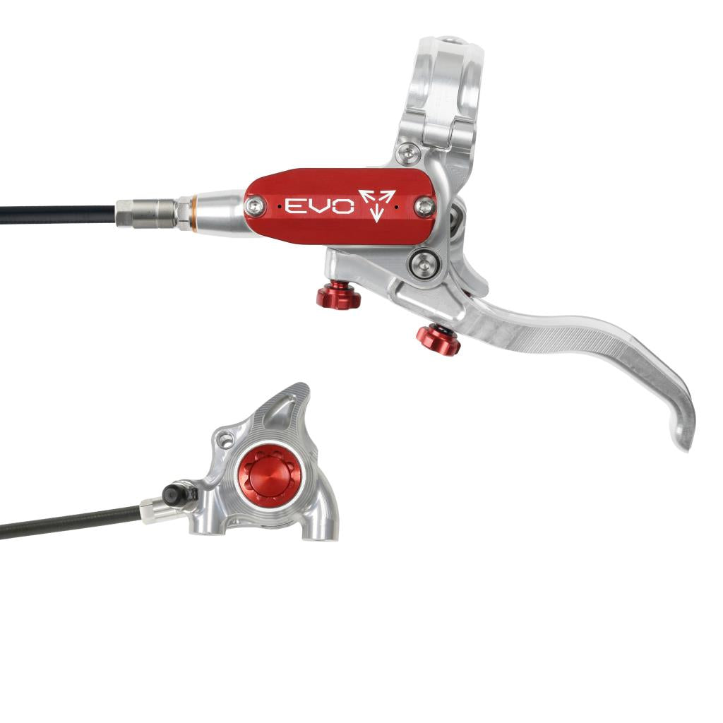 HOPE TECH 4 EVO X2 FM främre broms Silver/Röd