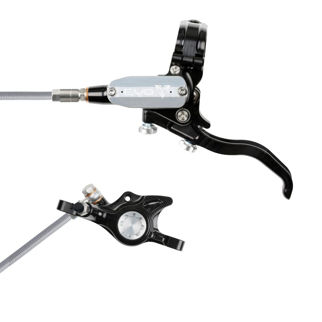 HOPE TECH 4 EVO X2 PM ilmailun etujarru musta/hopea