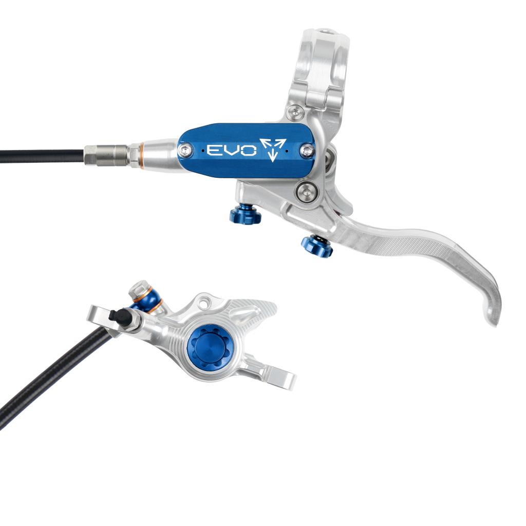 HOPE TECH 4 EVO X2 PM Freno anteriore Argento/Blu