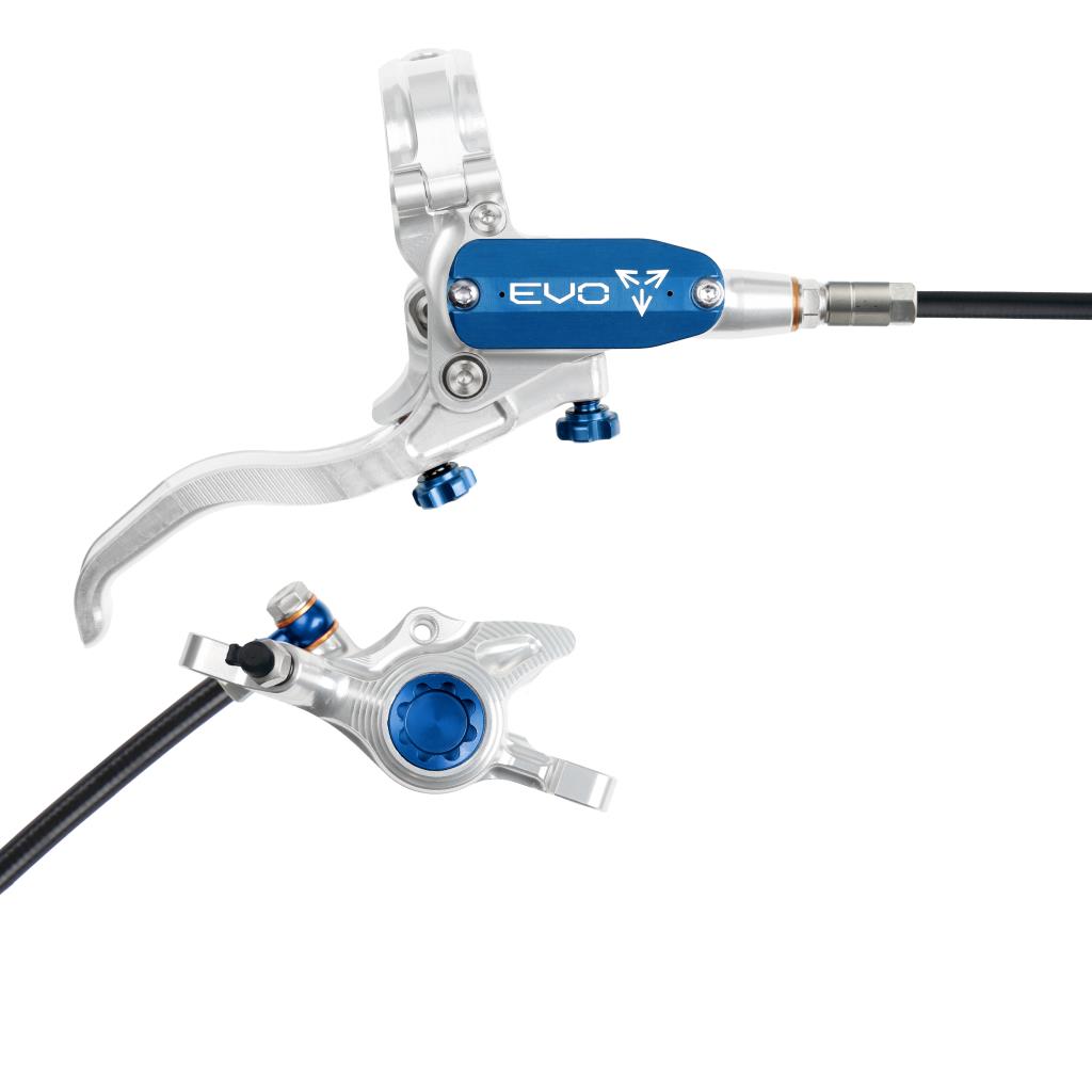 HOPE TECH 4 EVO X2 PM Freno posteriore Argento/Blu