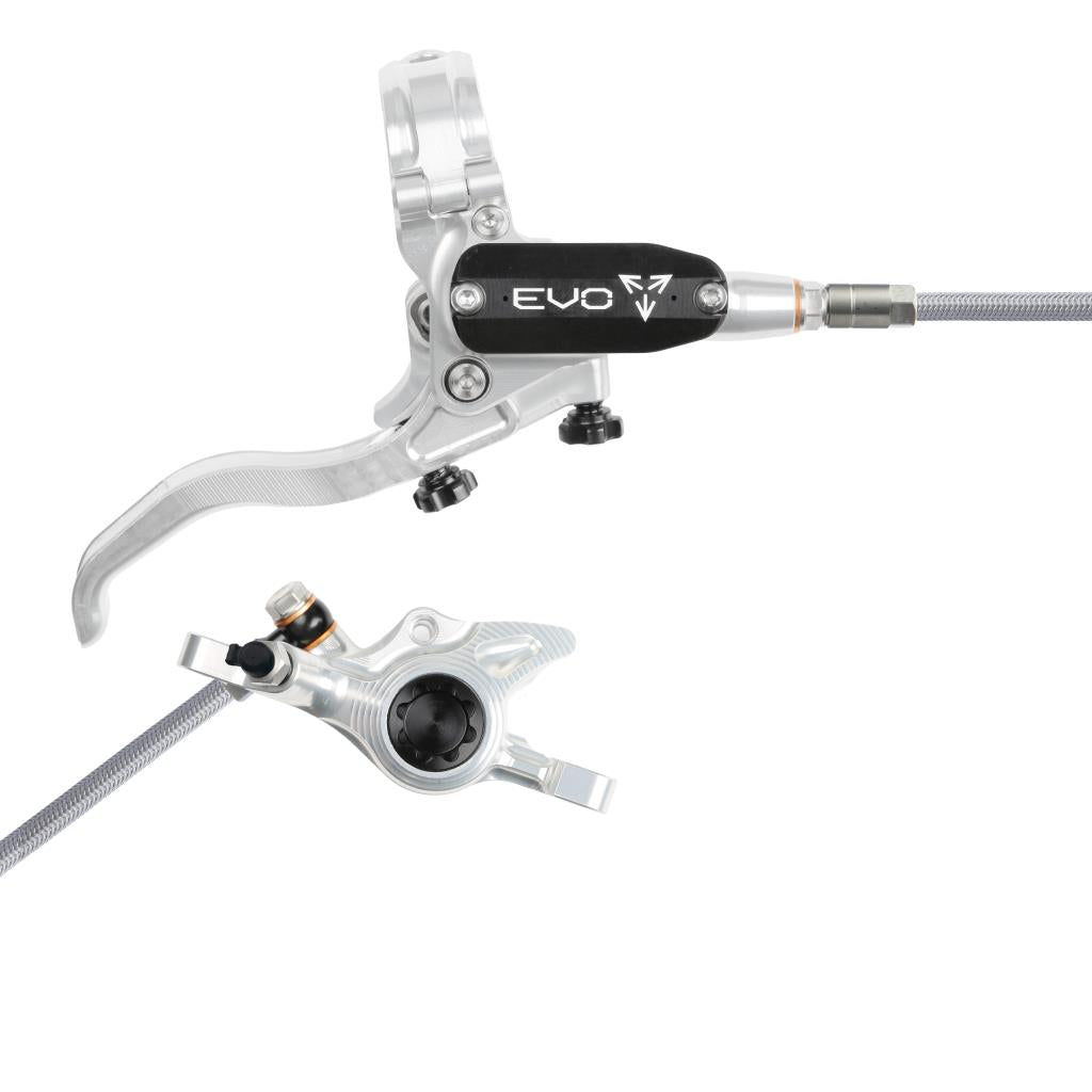 HOPE TECH 4 EVO X2 PM Aviation Bakbroms Silver/Svart