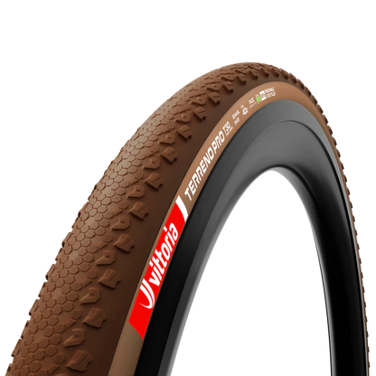 Däck VITTORIA TERRENO PRO T30 Fine Loose Gravel Race 700c Tubeless Ready Vikbart Brun