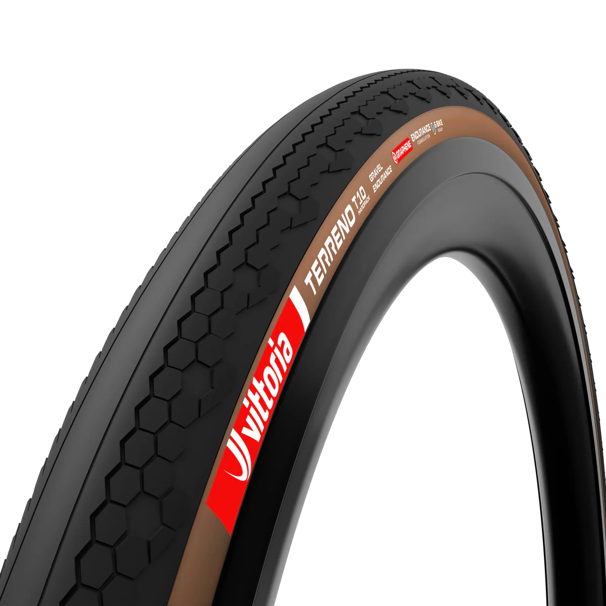 VITTORIA TERRENO T10 HARDPACK Gravel Endurance 700x40c Tubeless Ready Soft Brun-dæk