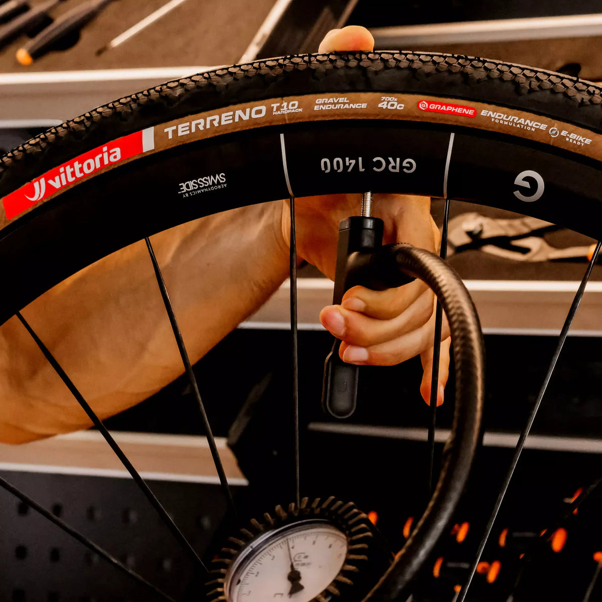 VITTORIA TERRENO T10 HARDPACK Gravel Endurance 700x40c Tubeless Ready Soft Brun-dæk