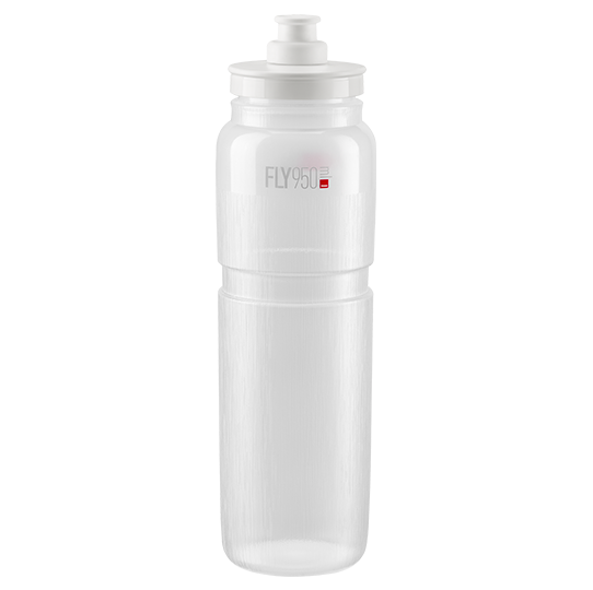 Bidon ELITE FLY TEX Transparent/Logo Gris