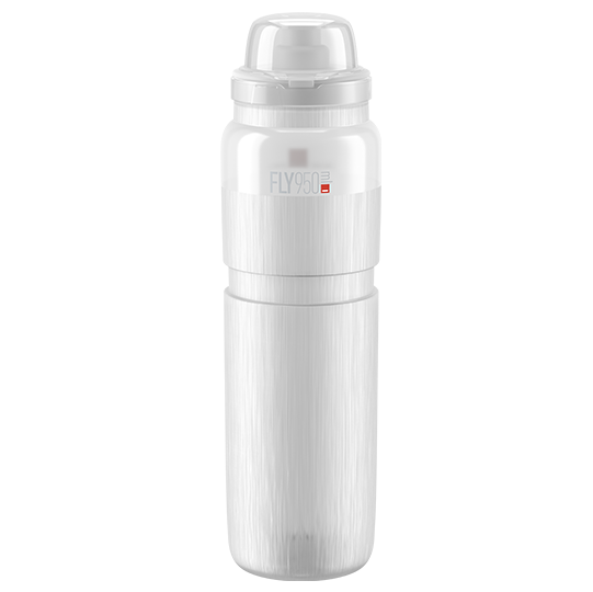 Bidon ELITE FLY VTT TEX Transparent/Gris