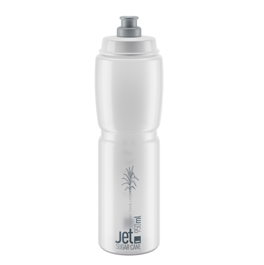 Bidon ELITE JET SUGAR CANE Transparent/Gris
