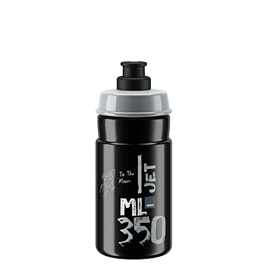 Bidon ELITE JET Noir Logo Gris