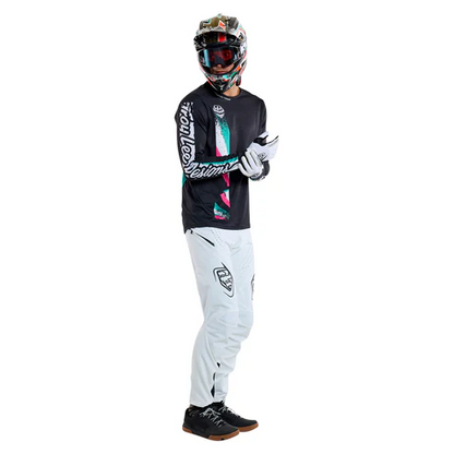 TROY LEE DESIGNS SPRINT FULL PULL Pitkähihainen Paita Musta