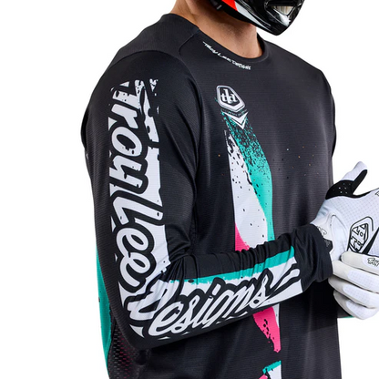 TROY LEE DESIGNS SPRINT FULL PULL Pitkähihainen Paita Musta