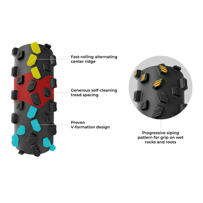Pneumatico VITTORIA TORRENTE XC TRAIL 29x2.60 4C Graphene 2.0 Tubeless Ready Pieghevole Nero