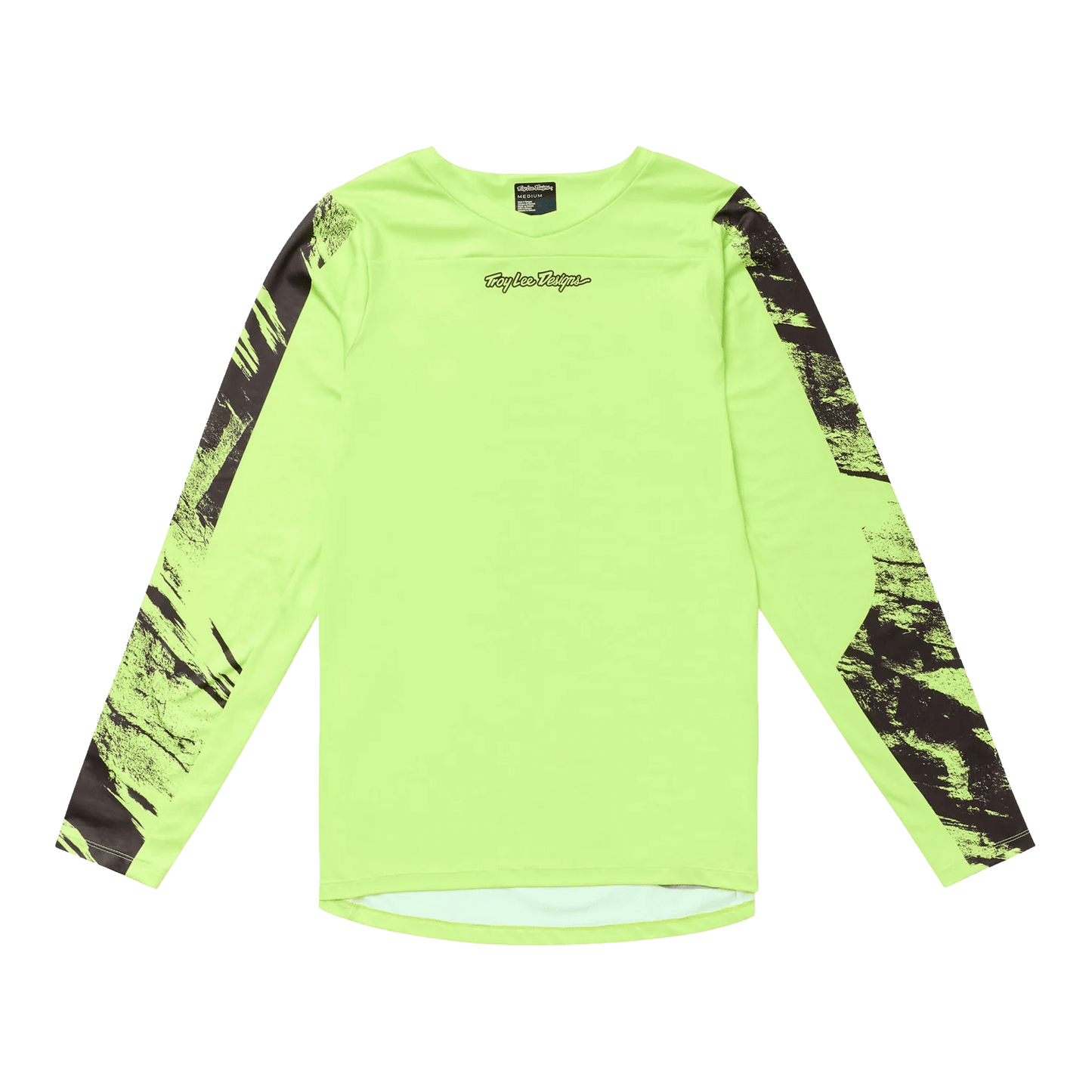 Maillot TROY LEE DESIGNS SKYLINE CHILL ROCKSLIDE Manches Longues Jaune
