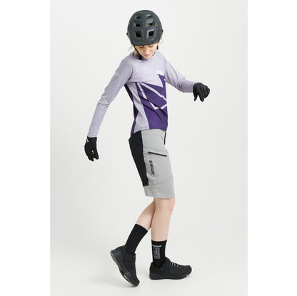 Shirt USWE BERG MTB Lange Mouwen Dames Lavendel