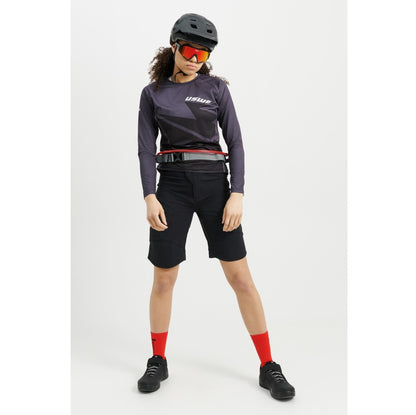Shirt USWE BERG MTB Lange Mouwen Dames Zwart