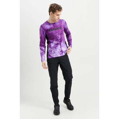 Maglia USWE LUFTIG MTB Maniche Lunghe Viola