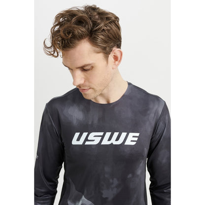 Maglia USWE LUFTIG MTB Maniche Lunghe Nera