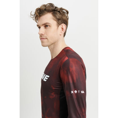 Maglia USWE LUFTIG MTB Maniche Lunghe Rossa