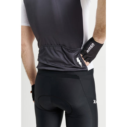 Maillot de Mangas Curtas USWE GRUS GRAVEL Branco