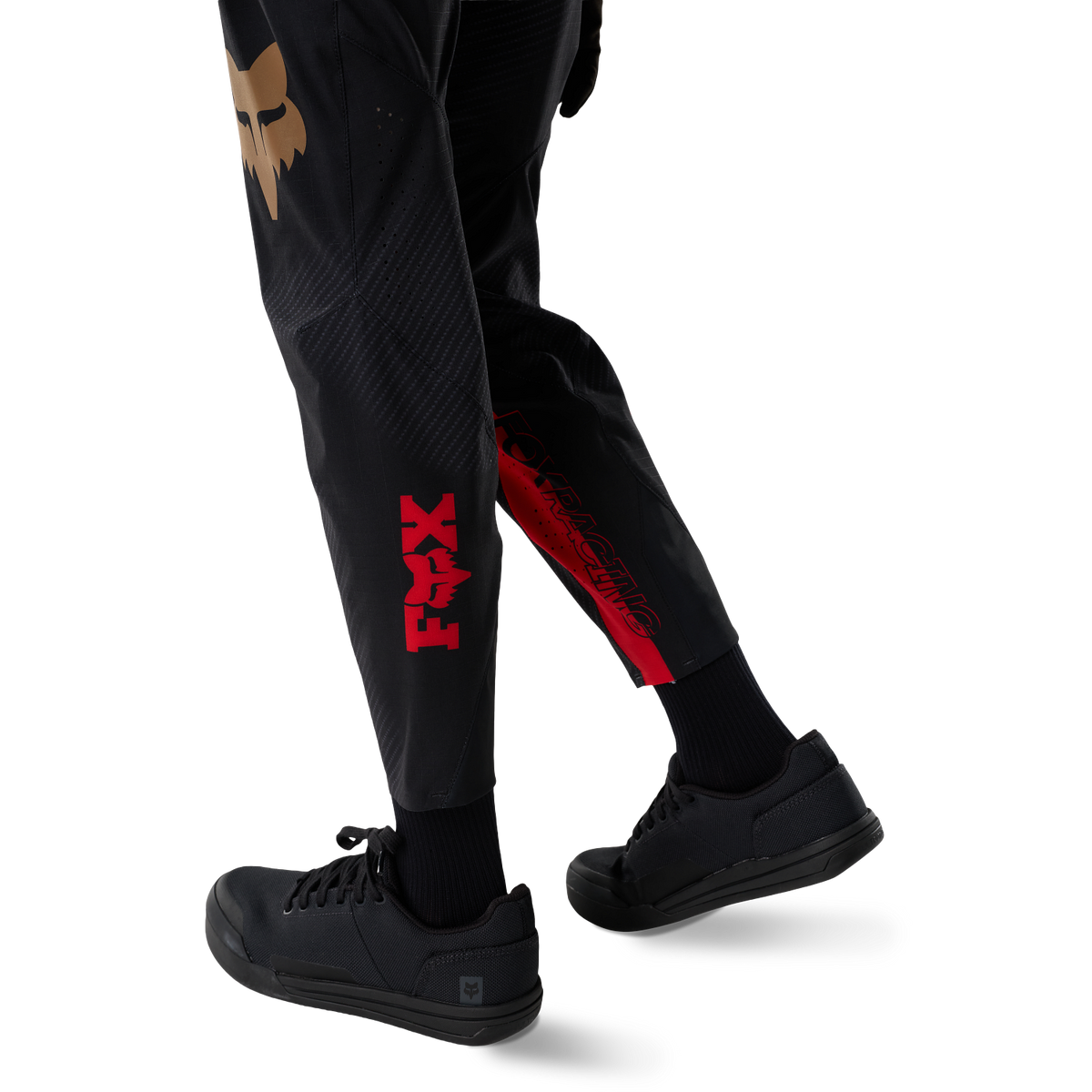 Pantaloni FOX FLEXAIR GOLDSTONE SE pentru juniori, negri – imaginea 7