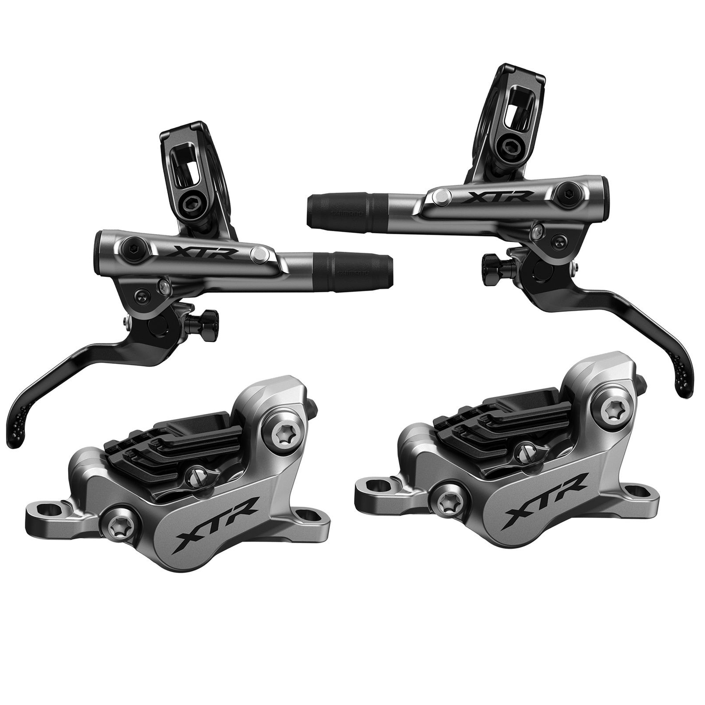 Par SHIMANO XTR M9120 4-stempel J-KIT ventilerede metalbremseklodser
