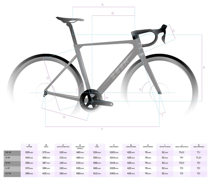 ZEEN X-RACE Frame Kit + ZEEN GRAVEL Handlebar COMBO